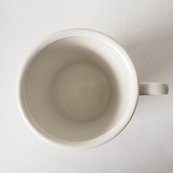 Anthropologie Monogram Initial Letter Mug Coffee Tea Cup Black White Anthro D S - Picture 9 of 10